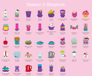 List of season 5 Shopkins with high quality images